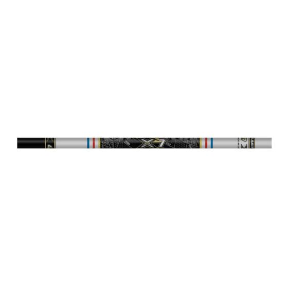 Easton X27 Two-Tone Aluminum Arrow Shafts - Max-Diameter Indoor Arrows for Tournament Archery
