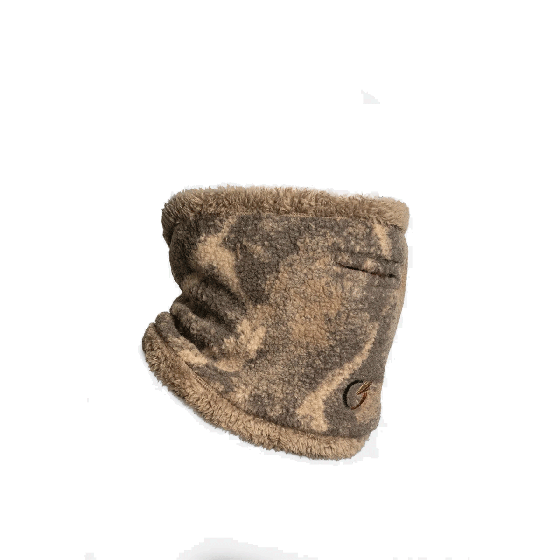 Code of Silence Neck Gaiter with Berber-Wool shell and windproof protection for hunting.
