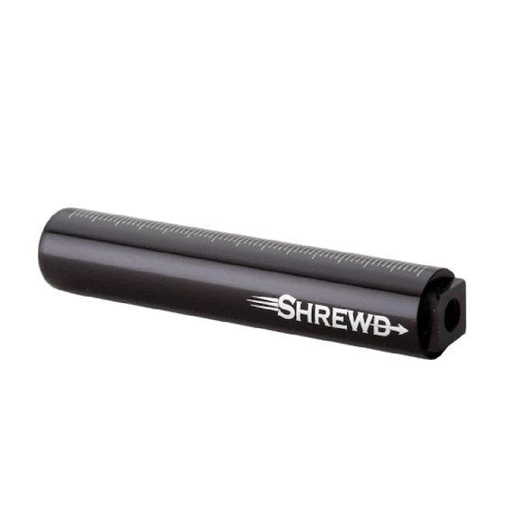 Shrewd Scope Adapter Rod for Axcel Sights, precision CNC machined mounting rod for secure attachment to various Axcel and Sure-Loc sights.
