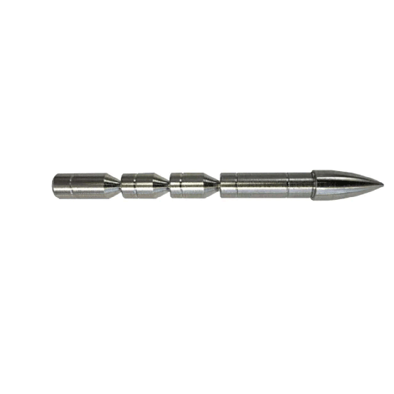 Victory Archery 3DHV Series Stainless Steel Bullet Points, adjustable glue-in points for 3DHV and RIP shafts, made from durable stainless steel.
