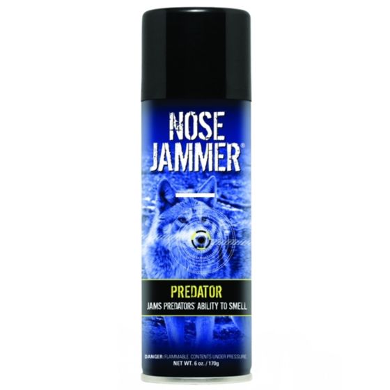 Nose Jammer Predator Spray 6 oz. scent blocking spray for predator hunting.
