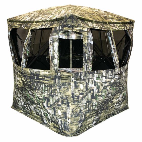 Primos Double Bull Raised Hunting Blind - SurroundView 300° Concealment with Double Wide Door
