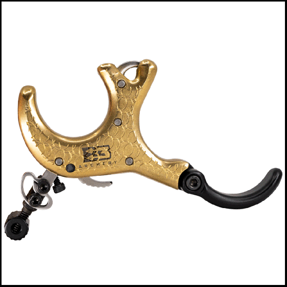 B3 Archery Versa Pro Pack Trigger Release - Adjustable tension, customizable finger configurations, and textured grip for precise shooting.
