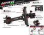 Axcel Achieve XP 6" Compound Bow Sight with ultra-high modulus carbon bar, micro-adjustable windage and elevation, and metal sight tapes for precision shooting.
